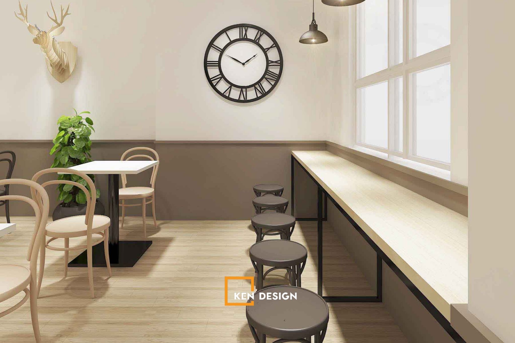 Phong cách scandinavia cho quán cafe diện tích nhỏ